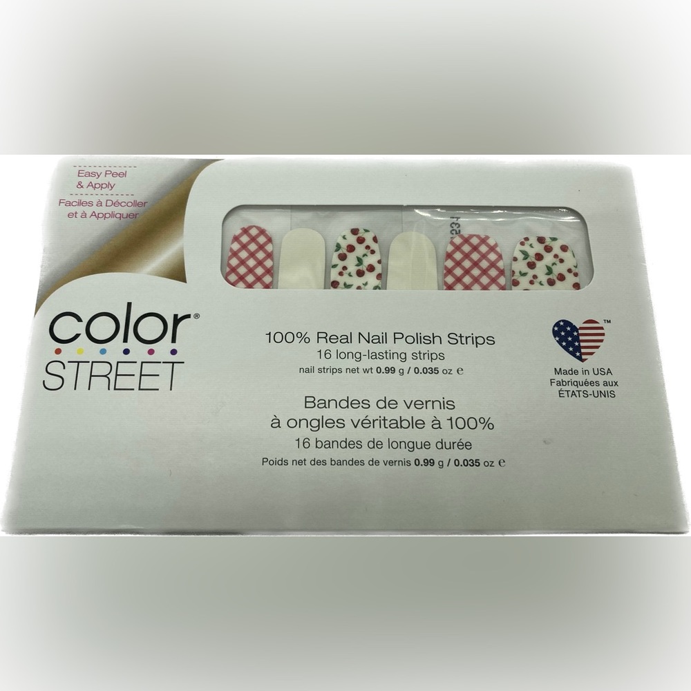 NWT - Color Street Nail Polish Strips Cherry-Picked Retired / Discontinued